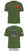 Boston Fire Department Engine 55 92329378 Short Sleeve Performance Shirt - 56
