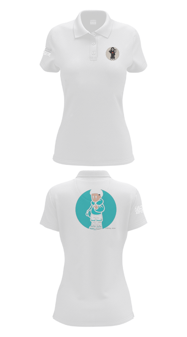 Women's Short Sleeve Performance Polo, T-Rex’s, Men's Basketball, Teamtime, Team time, sublimation, custom sports apparel, team uniforms, spirit wear, spiritwear, sports uniforms, custom shirts, team store, custom team store, fundraiser sports, apparel fundraiser