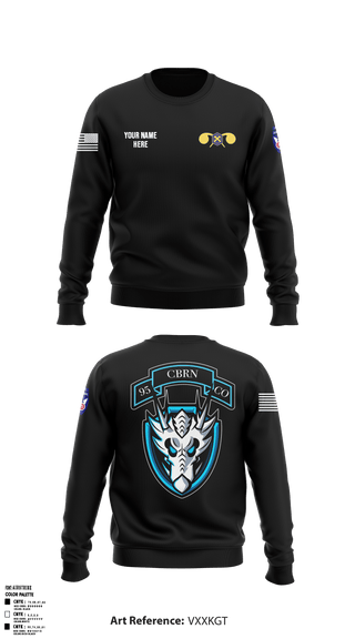 Crew Neck Sweatshirt, 112th CRD, Army, Teamtime, Team time, sublimation, custom sports apparel, team uniforms, spirit wear, spiritwear, sports uniforms, custom shirts, team store, custom team store, fundraiser sports, apparel fundraiser
