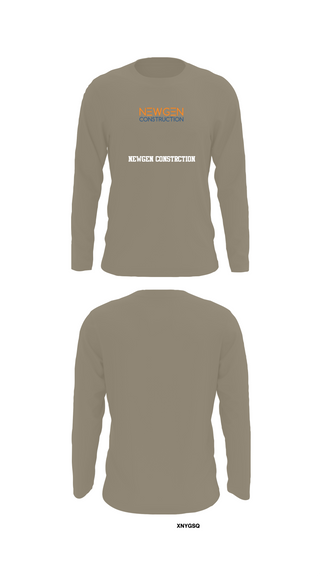 Long Sleeve Performance Shirt, Newgen Constrction, , Teamtime, Team time, sublimation, custom sports apparel, team uniforms, spirit wear, spiritwear, sports uniforms, custom shirts, team store, custom team store, fundraiser sports, apparel fundraiser