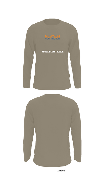 Newgen Constrction 18820013 Long Sleeve Performance Shirt 32