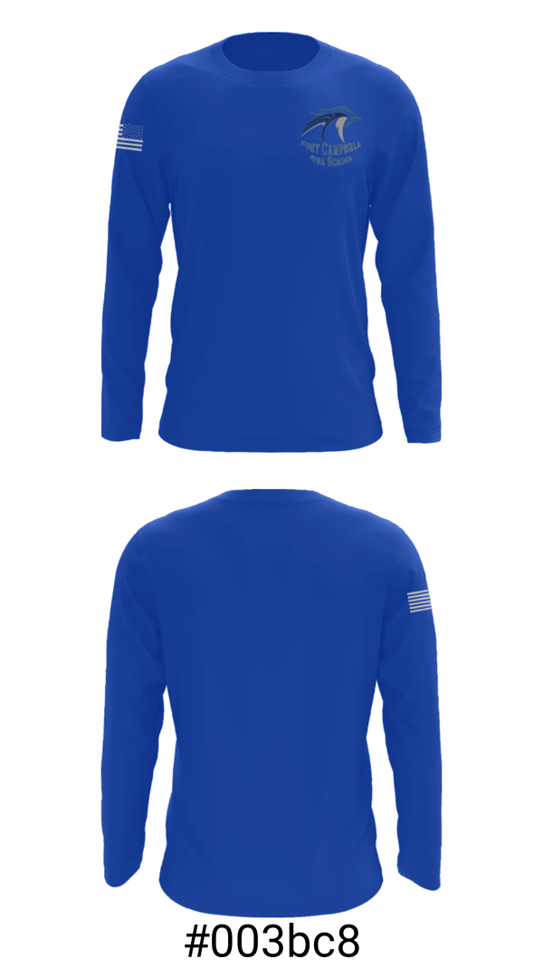 Long Sleeve Performance Shirt, Fort Campbell High School Tennis, Tennis, Teamtime, Team time, sublimation, custom sports apparel, team uniforms, spirit wear, spiritwear, sports uniforms, custom shirts, team store, custom team store, fundraiser sports, apparel fundraiser