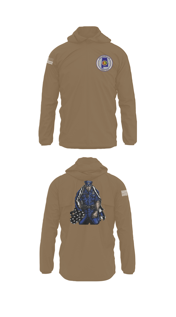 Windbreaker, Alabama Department of Corrections, Police, Teamtime, Team time, sublimation, custom sports apparel, team uniforms, spirit wear, spiritwear, sports uniforms, custom shirts, team store, custom team store, fundraiser sports, apparel fundraiser