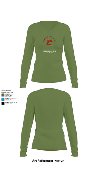Women's Long Sleeve Vneck Shirt, Firearms and Tactics training, Police, Teamtime, Team time, sublimation, custom sports apparel, team uniforms, spirit wear, spiritwear, sports uniforms, custom shirts, team store, custom team store, fundraiser sports, apparel fundraiser