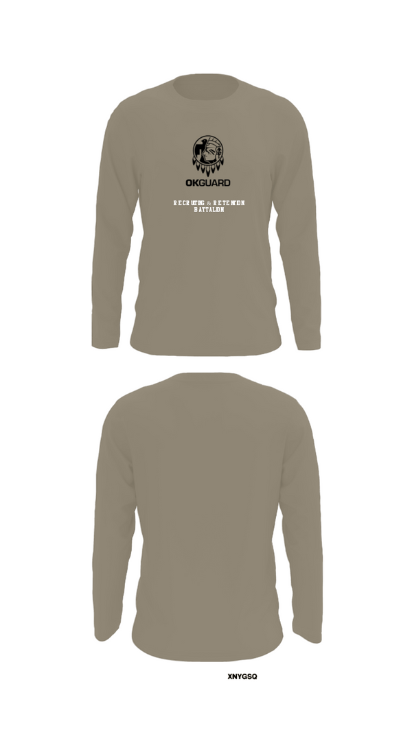 Long Sleeve Performance Shirt, Recruiting & Retention Battalion, National Guard, Teamtime, Team time, sublimation, custom sports apparel, team uniforms, spirit wear, spiritwear, sports uniforms, custom shirts, team store, custom team store, fundraiser sports, apparel fundraiser