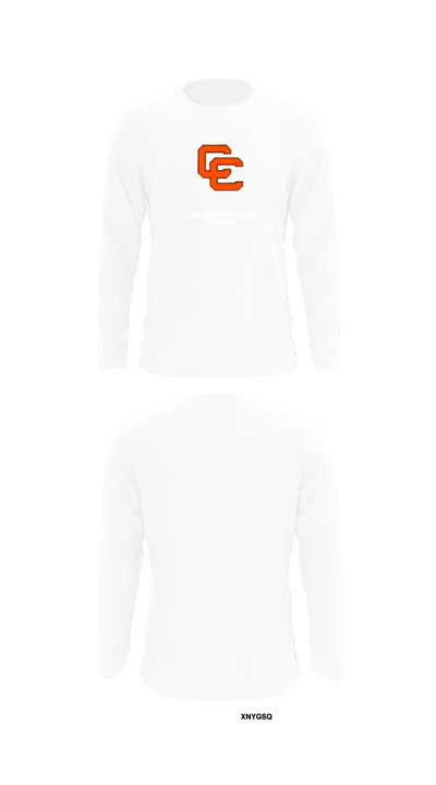 Clarke County High School Swimming 29133157 Long Sleeve Performance Shirt 8