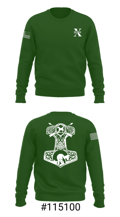 10th Special Forces HPW 55640979 Crew Neck Sweatshirt - 16
