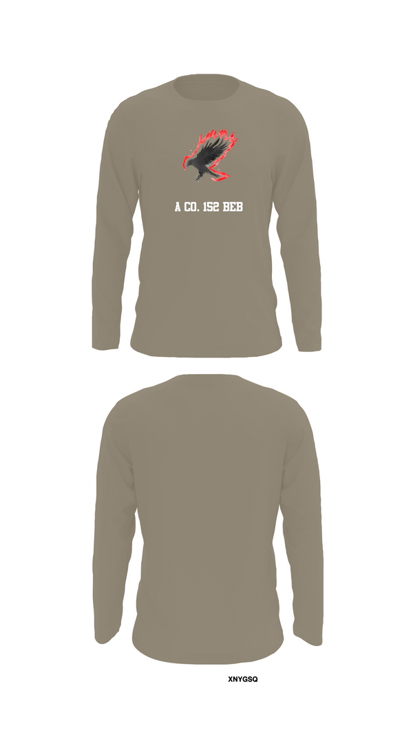 Long Sleeve Performance Shirt, A Co. 152 BEB, Army, Teamtime, Team time, sublimation, custom sports apparel, team uniforms, spirit wear, spiritwear, sports uniforms, custom shirts, team store, custom team store, fundraiser sports, apparel fundraiser