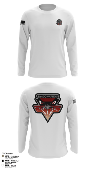 Long Sleeve Performance Shirt, VAQ-141, Navy, Teamtime, Team time, sublimation, custom sports apparel, team uniforms, spirit wear, spiritwear, sports uniforms, custom shirts, team store, custom team store, fundraiser sports, apparel fundraiser