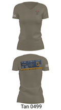 323 chem maint 12311738 Women's Short Sleeve V-neck Shirt - 68