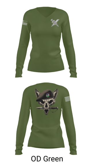 Women's Long Sleeve Vneck Shirt, 82EASOS, Air Force, Teamtime, Team time, sublimation, custom sports apparel, team uniforms, spirit wear, spiritwear, sports uniforms, custom shirts, team store, custom team store, fundraiser sports, apparel fundraiser