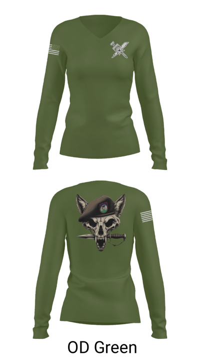 82EASOS 24073649 Women's Long Sleeve V-neck Shirt - 57
