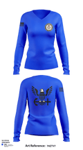 Chaplain Corp 11423583 Women's Long Sleeve V-neck Shirt - 112