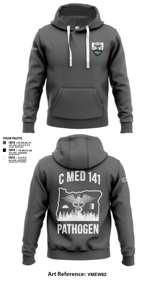 Hoodie, C Med, National Guard, Teamtime, Team time, sublimation, custom sports apparel, team uniforms, spirit wear, spiritwear, sports uniforms, custom shirts, team store, custom team store, fundraiser sports, apparel fundraiser