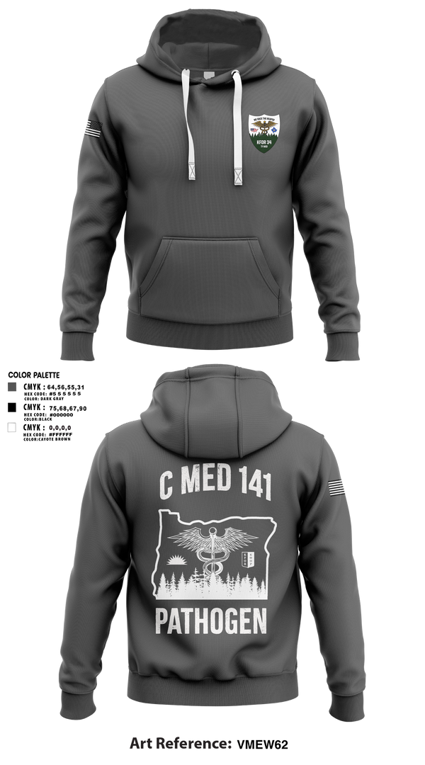 Hoodie, C Med, National Guard, Teamtime, Team time, sublimation, custom sports apparel, team uniforms, spirit wear, spiritwear, sports uniforms, custom shirts, team store, custom team store, fundraiser sports, apparel fundraiser