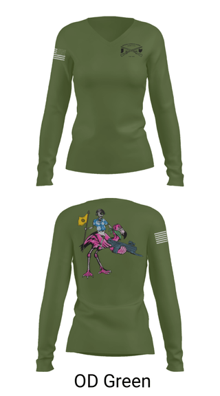 Women's Long Sleeve Vneck Shirt, , National Guard, Teamtime, Team time, sublimation, custom sports apparel, team uniforms, spirit wear, spiritwear, sports uniforms, custom shirts, team store, custom team store, fundraiser sports, apparel fundraiser