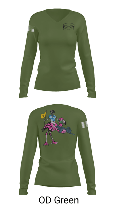 OCS 73-24 50287777 Women's Long Sleeve V-neck Shirt - 31