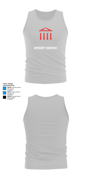 Tank Top, Integrity Services, , Teamtime, Team time, sublimation, custom sports apparel, team uniforms, spirit wear, spiritwear, sports uniforms, custom shirts, team store, custom team store, fundraiser sports, apparel fundraiser
