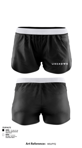 Womens Shorts, UNKNØWN, , Teamtime, Team time, sublimation, custom sports apparel, team uniforms, spirit wear, spiritwear, sports uniforms, custom shirts, team store, custom team store, fundraiser sports, apparel fundraiser