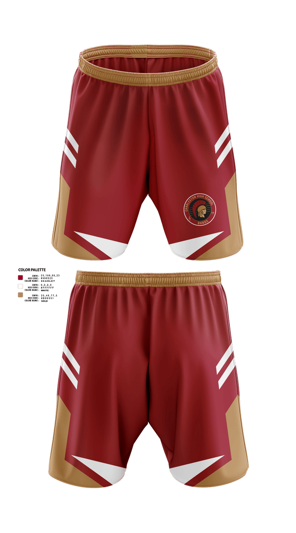 Athletic Shorts With Pockets, Charleston High School Band, Spirit Store, Teamtime, Team time, sublimation, custom sports apparel, team uniforms, spirit wear, spiritwear, sports uniforms, custom shirts, team store, custom team store, fundraiser sports, apparel fundraiser