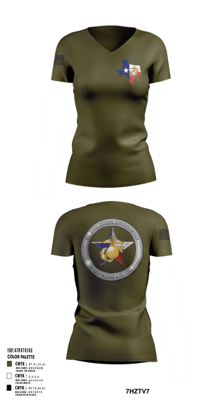 Womens Short Sleeve Vneck Shirt, Goodfellow AFB MCD, Marines, Teamtime, Team time, sublimation, custom sports apparel, team uniforms, spirit wear, spiritwear, sports uniforms, custom shirts, team store, custom team store, fundraiser sports, apparel fundraiser