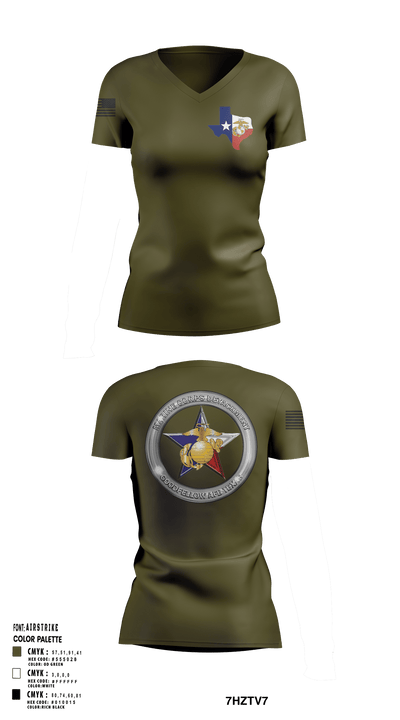 Goodfellow AFB MCD 8795837 Women's Short Sleeve V-neck Shirt - 121
