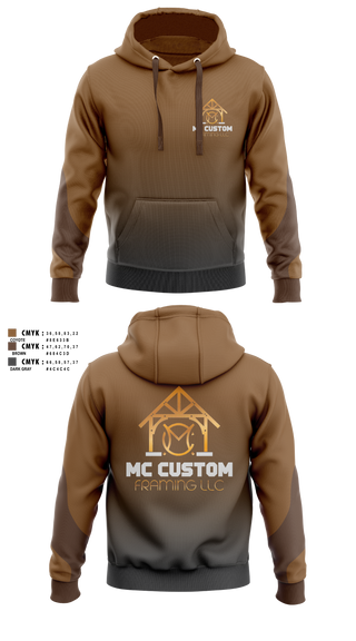 Hoodie, MC CUSTOM FRAMING LLC, , Teamtime, Team time, sublimation, custom sports apparel, team uniforms, spirit wear, spiritwear, sports uniforms, custom shirts, team store, custom team store, fundraiser sports, apparel fundraiser