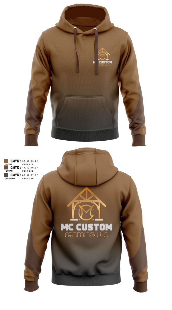 Hoodie, MC CUSTOM FRAMING LLC, , Teamtime, Team time, sublimation, custom sports apparel, team uniforms, spirit wear, spiritwear, sports uniforms, custom shirts, team store, custom team store, fundraiser sports, apparel fundraiser