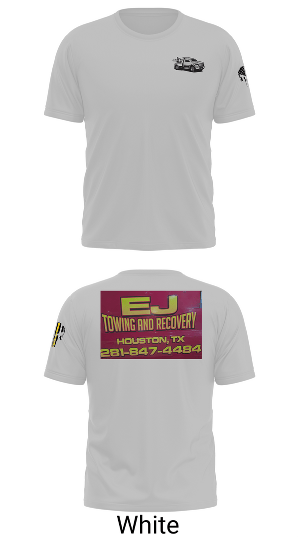 Old School Cotton Feel Shirt, EJ TOWING AND RECOVERY, , Teamtime, Team time, sublimation, custom sports apparel, team uniforms, spirit wear, spiritwear, sports uniforms, custom shirts, team store, custom team store, fundraiser sports, apparel fundraiser
