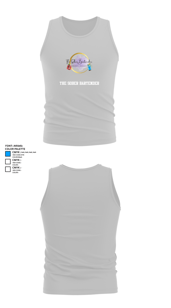 Tank Top, The Sober Bartender, , Teamtime, Team time, sublimation, custom sports apparel, team uniforms, spirit wear, spiritwear, sports uniforms, custom shirts, team store, custom team store, fundraiser sports, apparel fundraiser