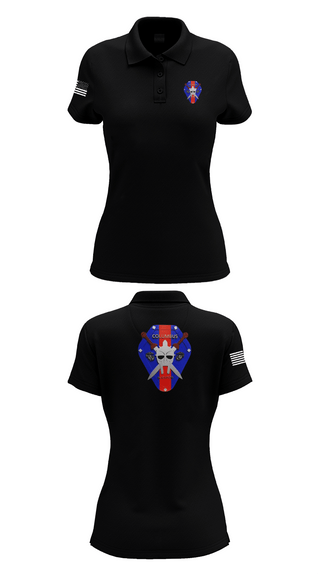 Womens Short Sleeve Performance Polo, OST COLUMBUS, OH, Marines, Teamtime, Team time, sublimation, custom sports apparel, team uniforms, spirit wear, spiritwear, sports uniforms, custom shirts, team store, custom team store, fundraiser sports, apparel fundraiser