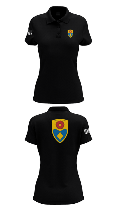 870th mp company 27373000 Women's Short Sleeve Performance Polo  - 35