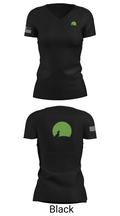 Moondog pub and grub 52756247 Women's Short Sleeve V-neck Shirt - 38