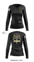 2/108th Guardians 93195789 Women's Long Sleeve V-neck Shirt - 1