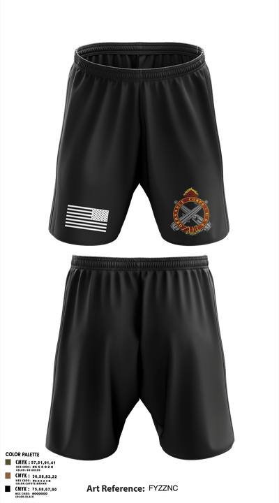 531st Hospital Center 19042289 Athletic Shorts With Pockets - 3