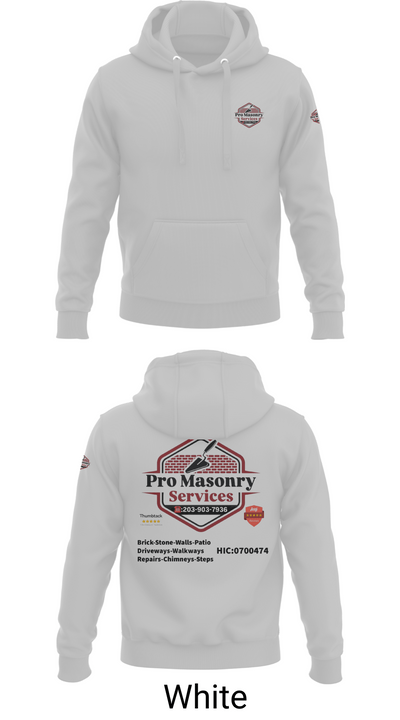 Pro Masonry Services LLC 30906743 Hoodie - 6