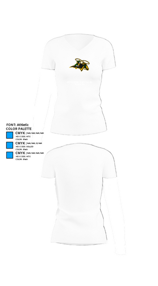 Womens Short Sleeve Vneck Shirt, Joppa Senior High School Volleyball, Women's Volleyball, Teamtime, Team time, sublimation, custom sports apparel, team uniforms, spirit wear, spiritwear, sports uniforms, custom shirts, team store, custom team store, fundraiser sports, apparel fundraiser