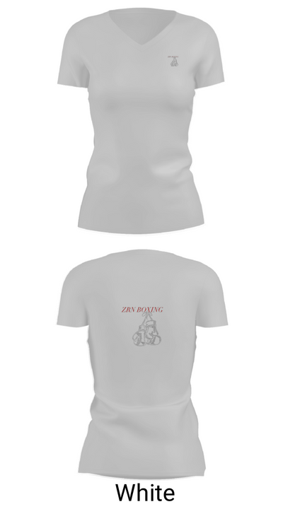 ALL STARS 5187952 Women's Short Sleeve V-neck Shirt - 19