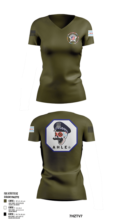 Cpd 68937191 Women's Short Sleeve V-neck Shirt - 123