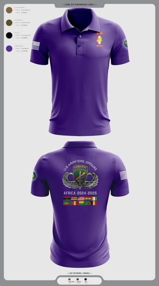 Short Sleeve Performance Polo, 478th CA BN (A), Army, Teamtime, Team time, sublimation, custom sports apparel, team uniforms, spirit wear, spiritwear, sports uniforms, custom shirts, team store, custom team store, fundraiser sports, apparel fundraiser