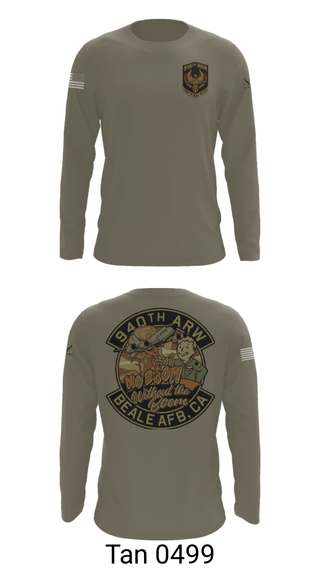 Long Sleeve Performance Shirt, 940 Air Refueling Wing, , Teamtime, Team time, sublimation, custom sports apparel, team uniforms, spirit wear, spiritwear, sports uniforms, custom shirts, team store, custom team store, fundraiser sports, apparel fundraiser