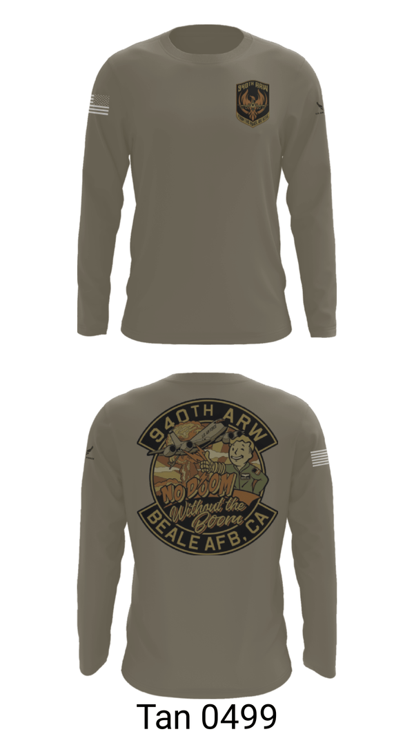 Long Sleeve Performance Shirt, 940 Air Refueling Wing, , Teamtime, Team time, sublimation, custom sports apparel, team uniforms, spirit wear, spiritwear, sports uniforms, custom shirts, team store, custom team store, fundraiser sports, apparel fundraiser