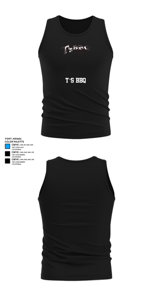 Tank Top, T’s BBQ, , Teamtime, Team time, sublimation, custom sports apparel, team uniforms, spirit wear, spiritwear, sports uniforms, custom shirts, team store, custom team store, fundraiser sports, apparel fundraiser