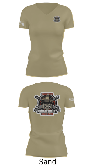 Women's Short Sleeve Vneck Shirt, Bravo Battery, Army, Teamtime, Team time, sublimation, custom sports apparel, team uniforms, spirit wear, spiritwear, sports uniforms, custom shirts, team store, custom team store, fundraiser sports, apparel fundraiser