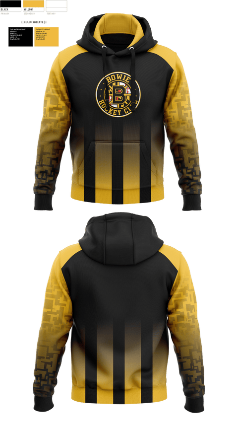 Hoodie, Bowie Hockey Club, Ice Hockey, Teamtime, Team time, sublimation, custom sports apparel, team uniforms, spirit wear, spiritwear, sports uniforms, custom shirts, team store, custom team store, fundraiser sports, apparel fundraiser