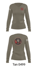 Blexen69 70949360 Women's Long Sleeve V-neck Shirt - 77