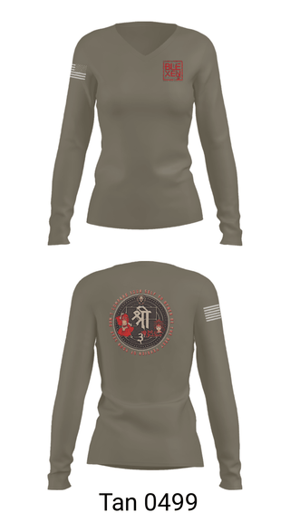 Women's Long Sleeve Vneck Shirt, Blexen69, , Teamtime, Team time, sublimation, custom sports apparel, team uniforms, spirit wear, spiritwear, sports uniforms, custom shirts, team store, custom team store, fundraiser sports, apparel fundraiser