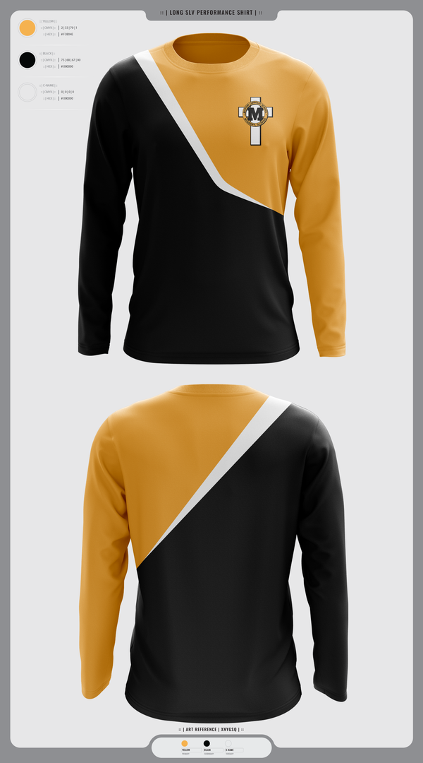 Long Sleeve Performance Shirt, Montini Catholic School, Spirit Store, Teamtime, Team time, sublimation, custom sports apparel, team uniforms, spirit wear, spiritwear, sports uniforms, custom shirts, team store, custom team store, fundraiser sports, apparel fundraiser