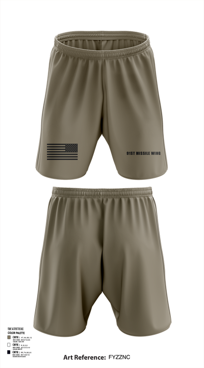 91st missile wing 66041699 Athletic Shorts With Pockets - 102