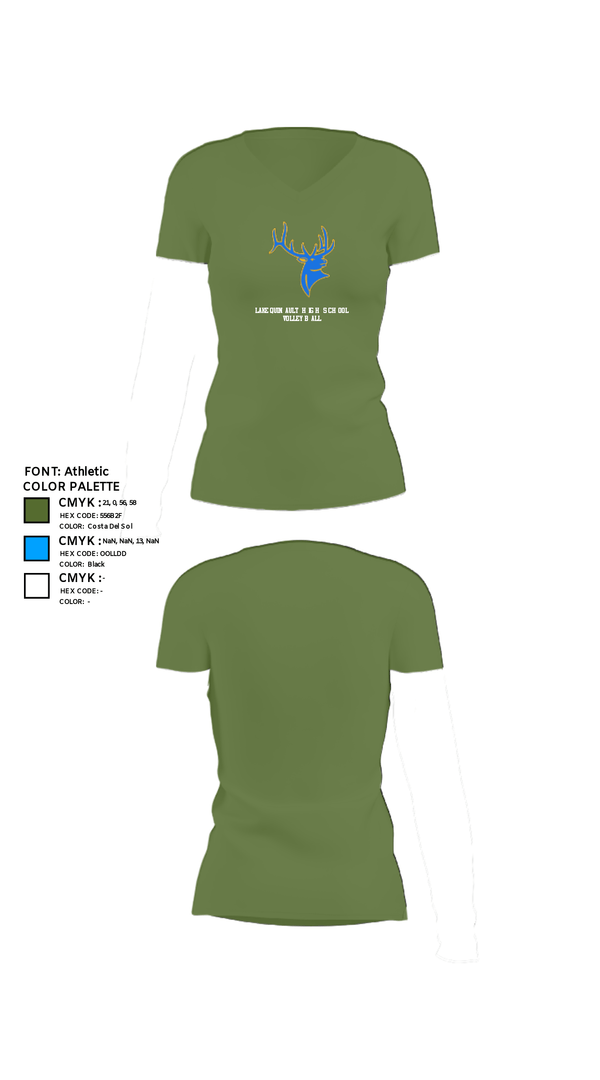 Women's Short Sleeve Vneck Shirt, Lake Quinault High School Volleyball, Women's Volleyball, Teamtime, Team time, sublimation, custom sports apparel, team uniforms, spirit wear, spiritwear, sports uniforms, custom shirts, team store, custom team store, fundraiser sports, apparel fundraiser